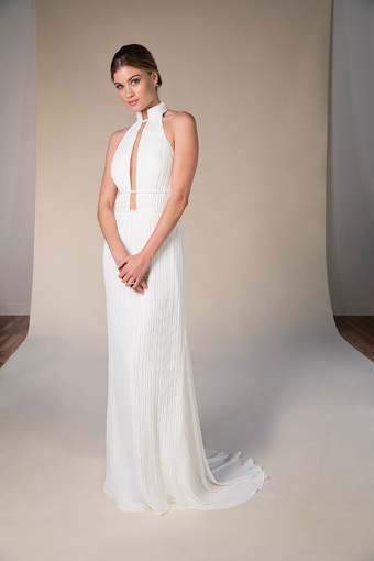 All Who Wander Rhodes #0 default (IV-PL) Ivory Gown w Porcelain Tulle Illusion thumbnail