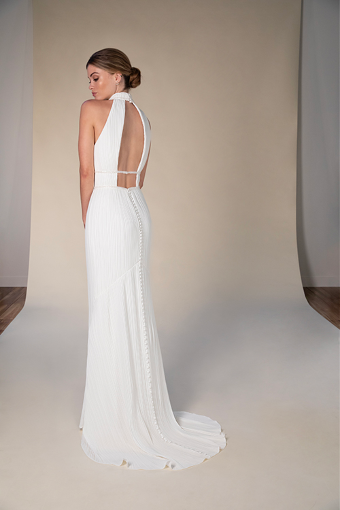 All Who Wander Rhodes #1 (IV-PL) Ivory Gown w Porcelain Tulle Illusion thumbnail