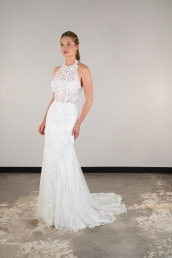 Essense of Australia Gianna #0 default (IV-RM) IVORY LACE AND TULLE OVER RUM GOWN thumbnail