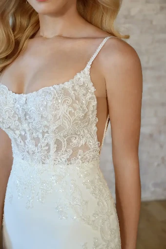 Stella York Libby #2 default (PI-PL) Pure Ivory Gown w Porcelain Tulle Illusion thumbnail