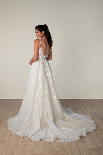 Stella York Rose #1 (IV-IV) IVORY LACE TULLE AND ROYAL ORGANZA OVER IVORY GOWN thumbnail