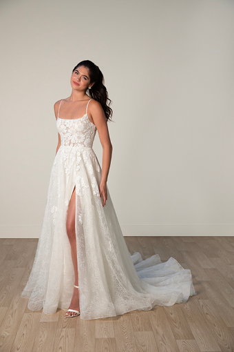 Stella York Rose #0 default (IV-IV) IVORY LACE TULLE AND ROYAL ORGANZA OVER IVORY GOWN thumbnail