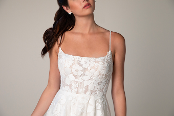 Stella York Rose #2 (IV-IV) IVORY LACE TULLE AND ROYAL ORGANZA OVER IVORY GOWN thumbnail