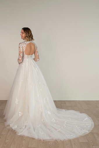Stella York Annabelle #1 (IV-IV) Ivory Lace and Tulle over Ivory Gown thumbnail