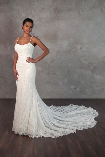 Essense of Australia Laura #0 default (IV-IV) IVORY LACE EMBROIDERY AND TULLE OVER IVORY GOWN thumbnail