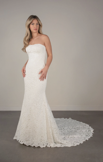 Studio Seven JoJo #0 default (IV-IV) IVORY LACE OVER IVORY GOWN thumbnail
