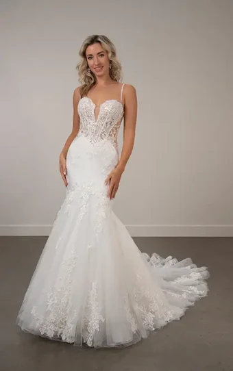 Stella York Kylie #0 default (IV-PL) Ivory Gown w Porcelain Tulle Illusion thumbnail