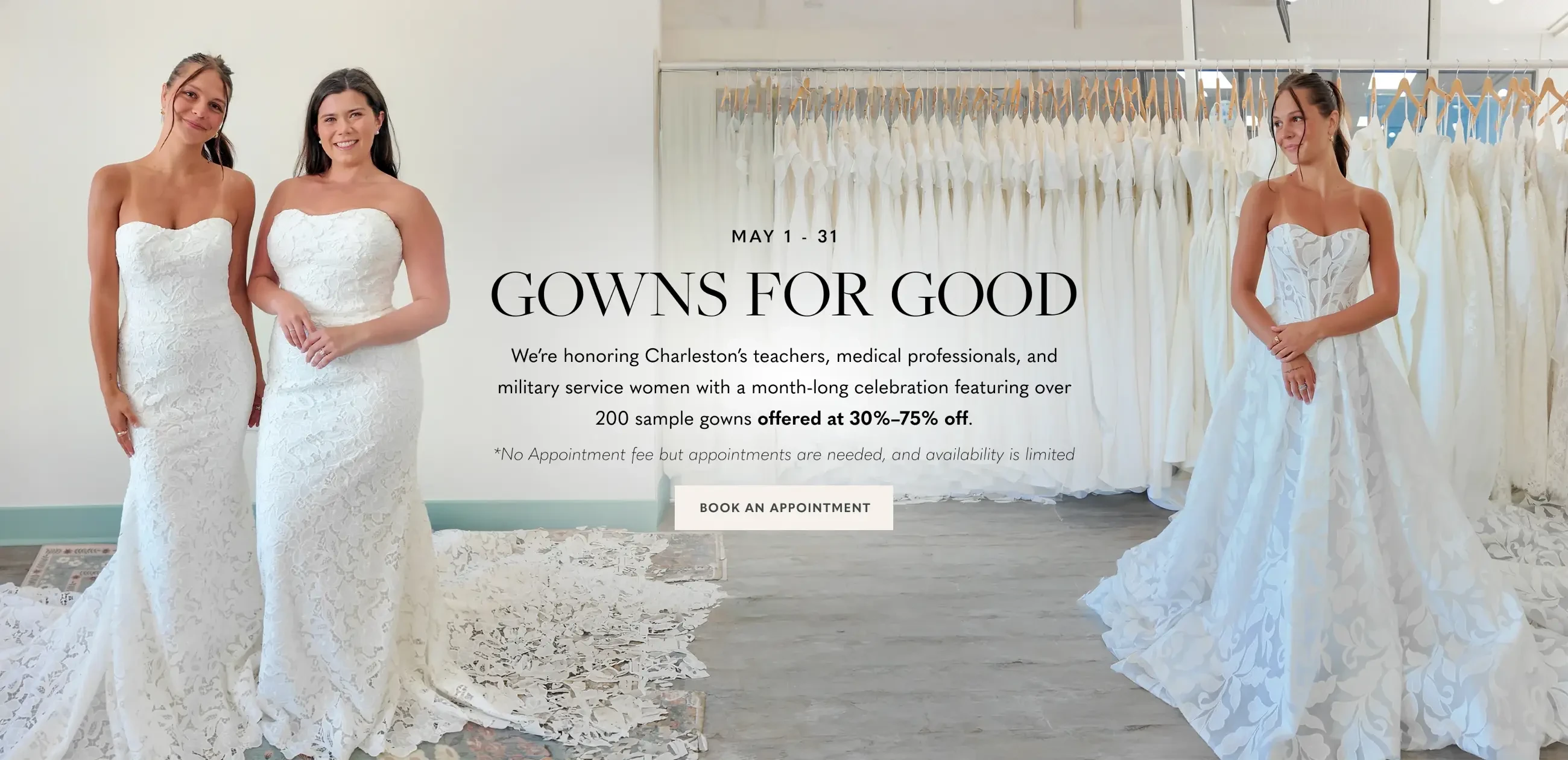 Gowns for Good event at Lucky Bride