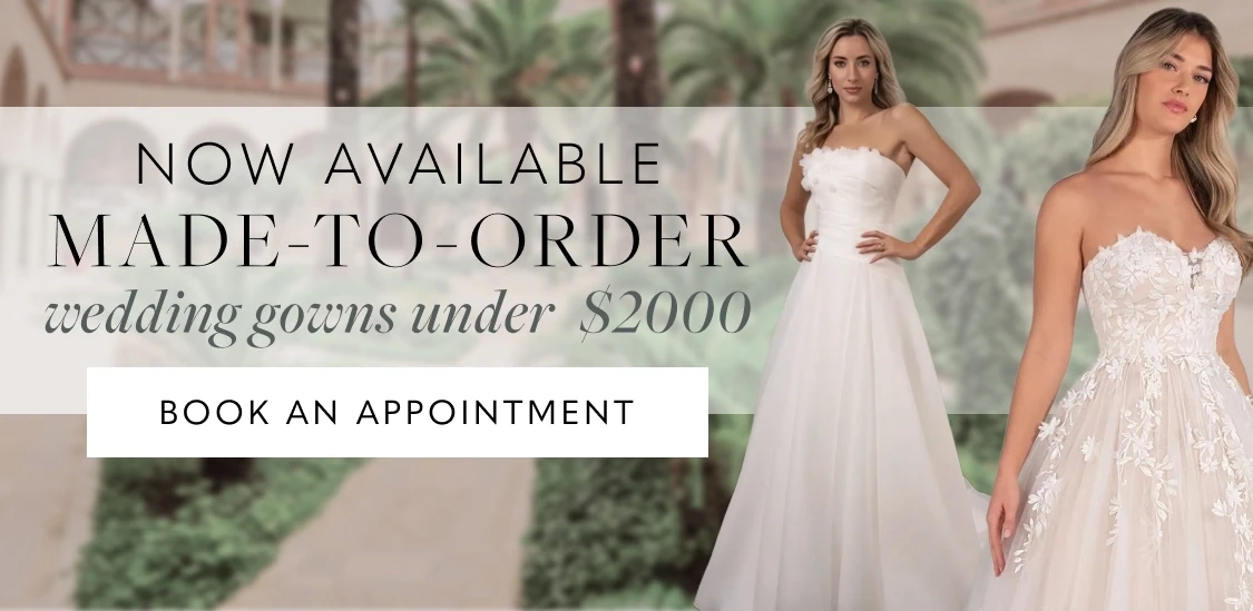 Made-to-Order Wedding Gowns Mobile Banner